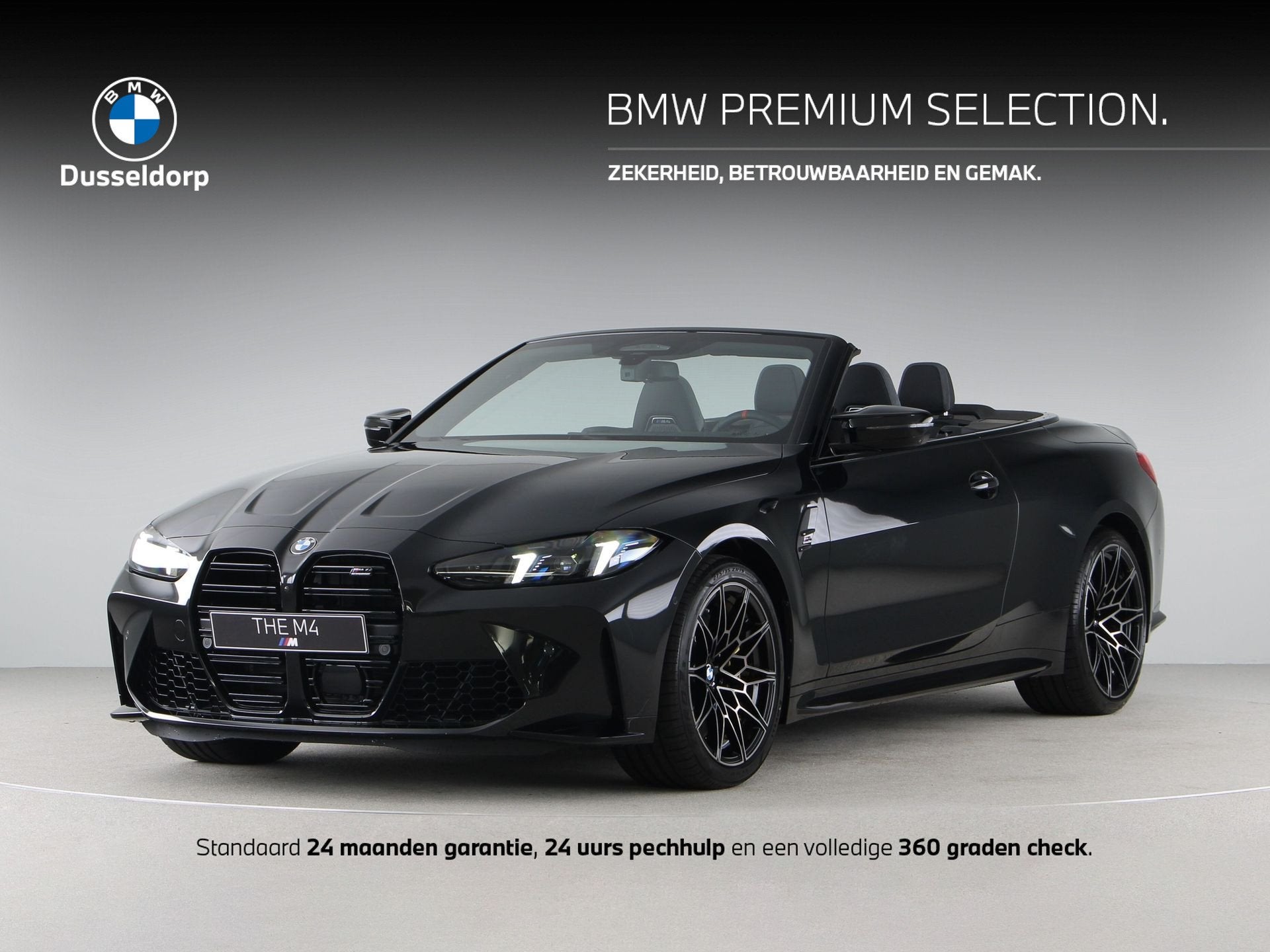 BMW M4 Cabrio xDrive Competition (bj 2026, automaat), Auto's, Automaat, Parkeerassistent, Gebruikt, 4 stoelen