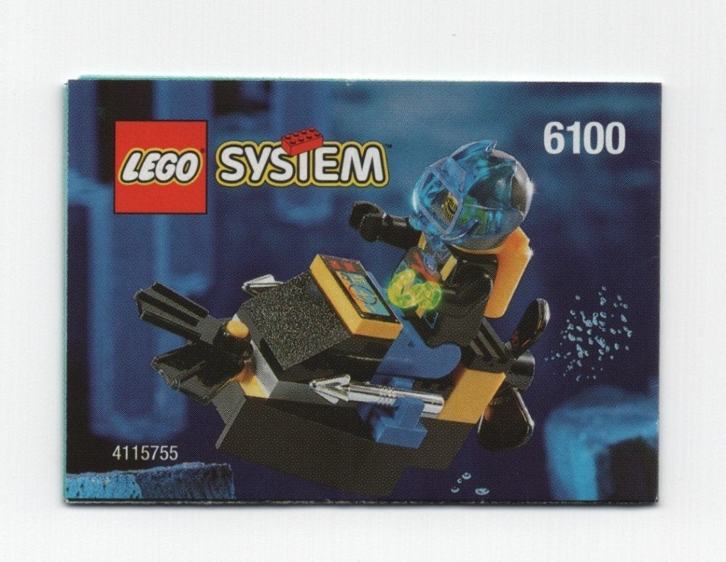 lego 6100-1 lego systeem Aquashark Dart (1998), Kinderen en Baby's, Speelgoed | Duplo en Lego, Compleet, Gebruikt, Overige thema's