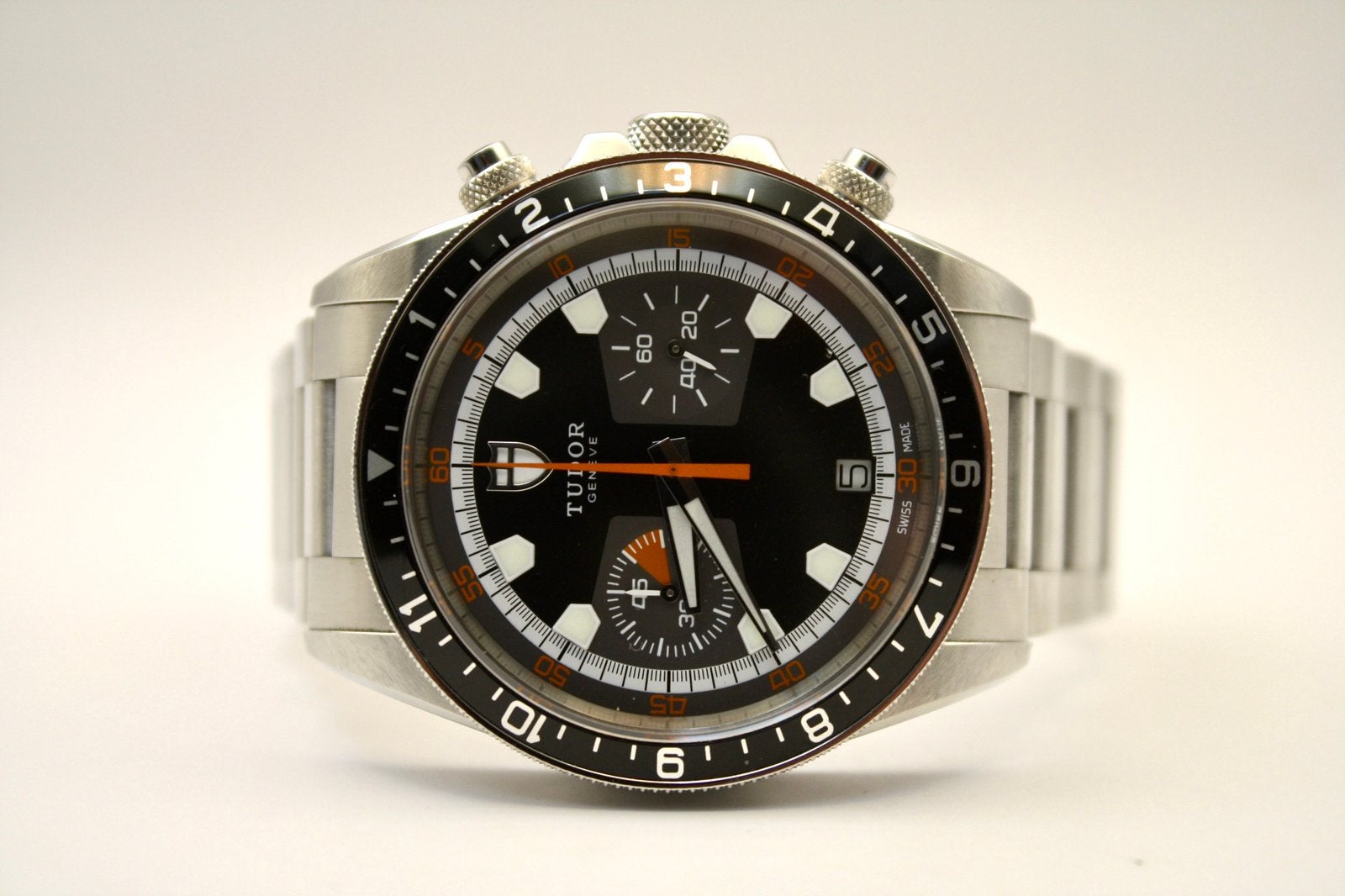 Tudor Heritage Chrono 70330N, Overige merken, Staal, Gebruikt, Staal