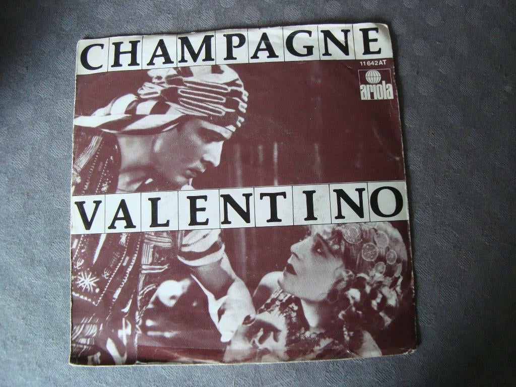 Champagne - valentino, Cd's en Dvd's, Vinyl Singles, Ophalen of Verzenden, Zo goed als nieuw, Pop, Single