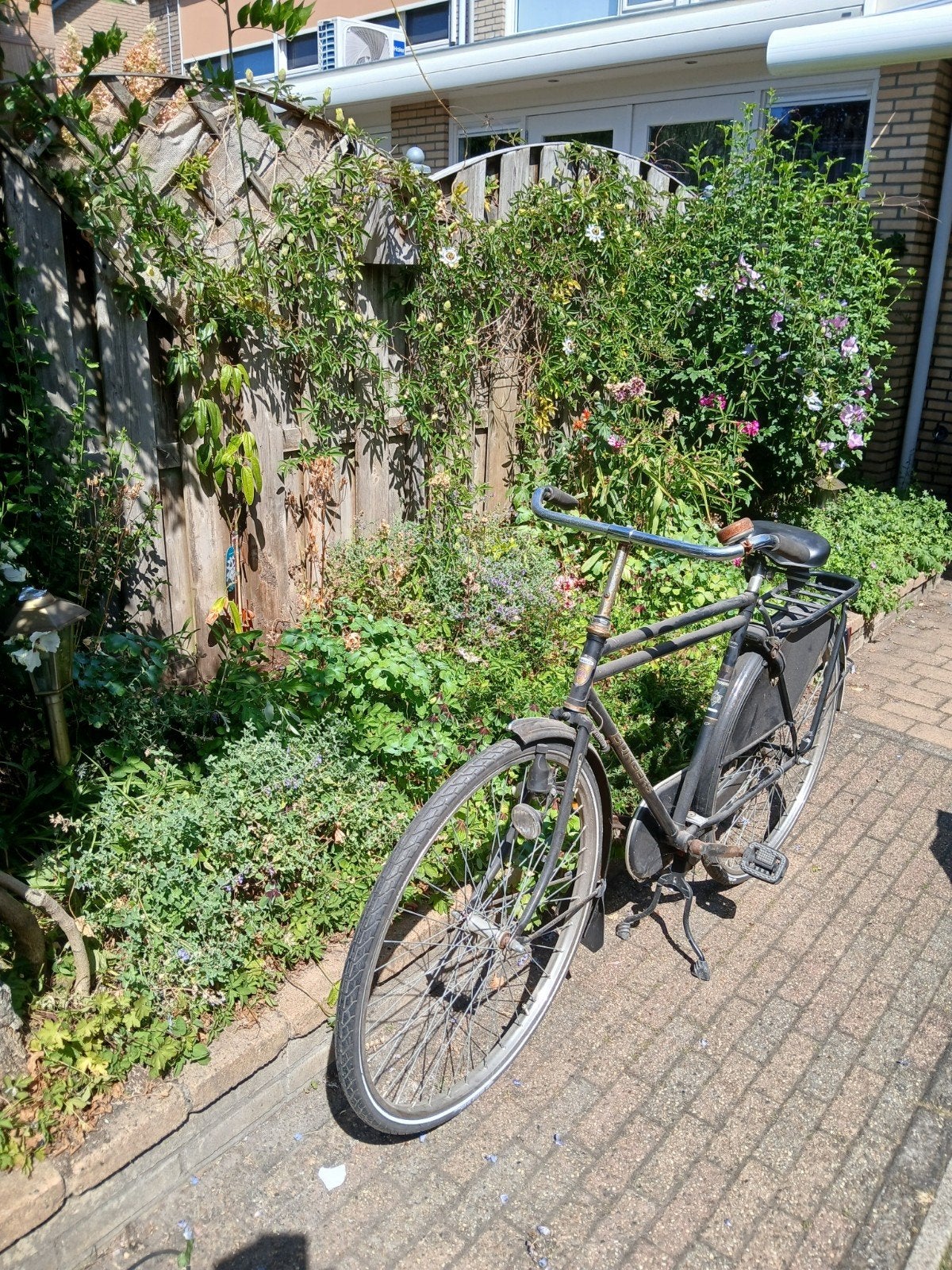 retro fiets schuurvonds inclusief stof., Fietsen en Brommers, Fietsen | Oldtimers, 55 tot 59 cm, Ophalen, Terugtraprem, BURGERS
