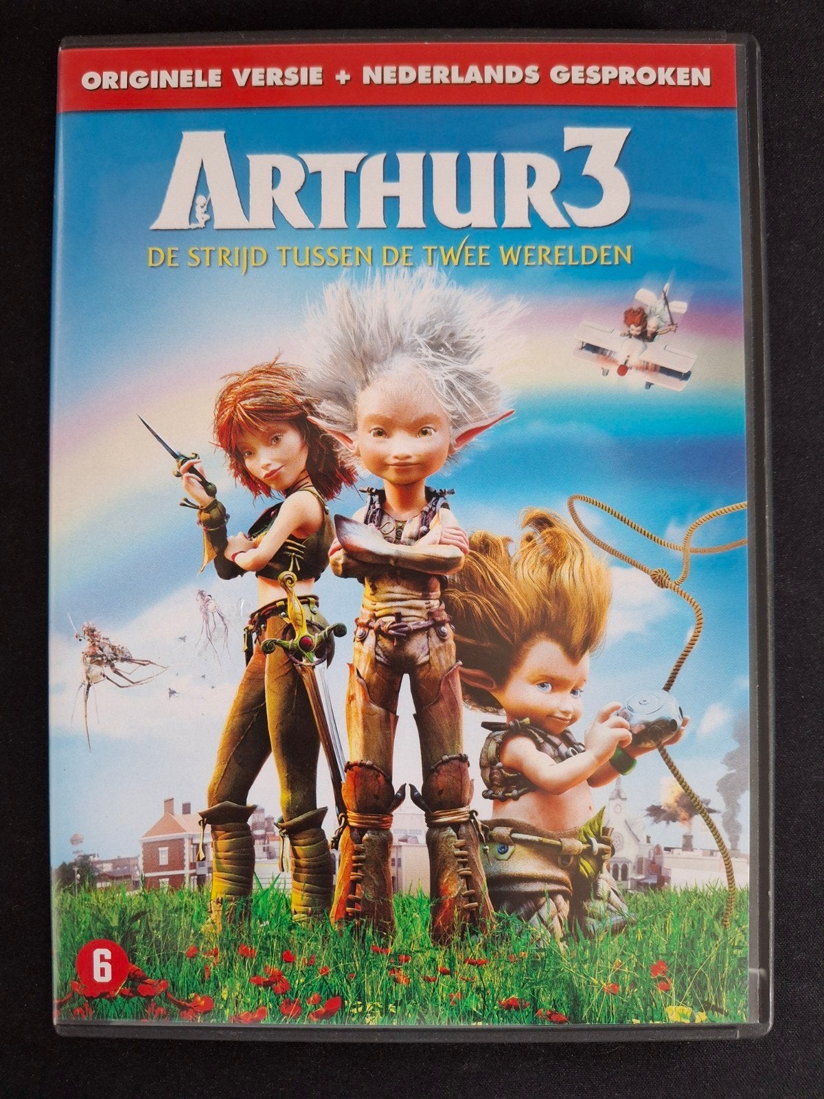 Arthur 3: De Strijd Tussen de Twee Werelden DVD, Avontuur, Ophalen of Verzenden, Zo goed als nieuw, Vanaf 6 jaar