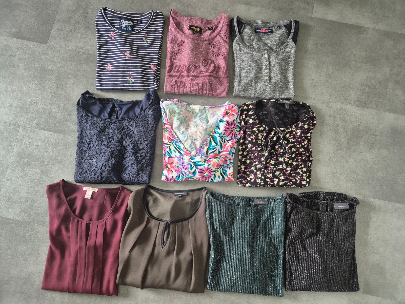 Dames kledingpakket Esprit, Superdry, C&A, Springfield, Ophalen, Nieuw, Maat 36 (S)