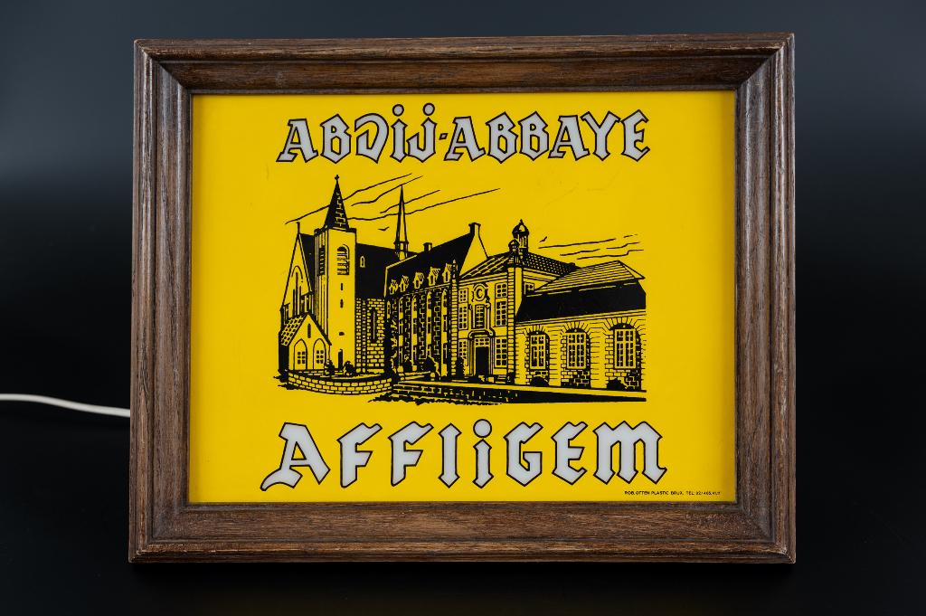 Affligem Abdij Lichtreclame, Ophalen of Verzenden, Gebruikt, Lichtbak of (neon) lamp