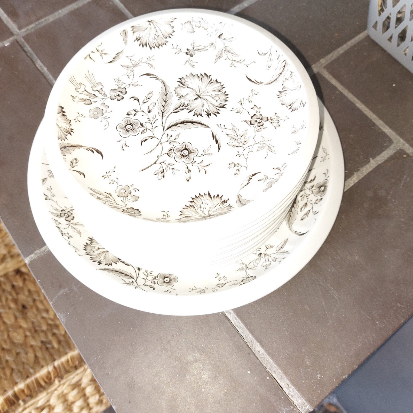 Enoch Wedgwood Tunstall gebak set, Ophalen of Verzenden