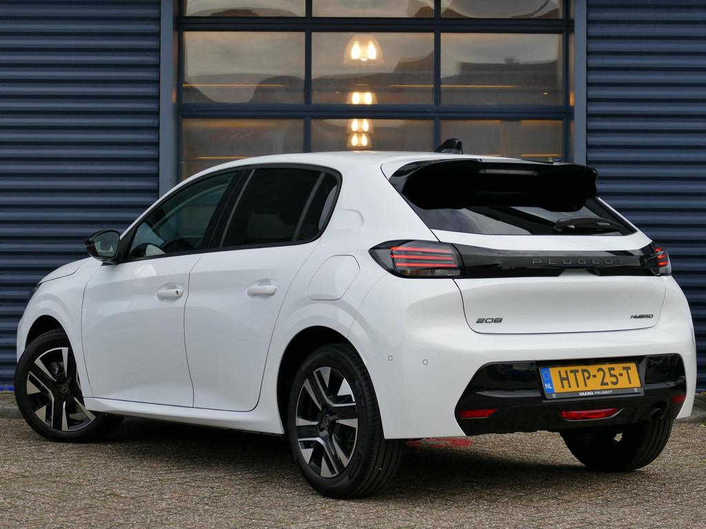 Peugeot 208 1.2 Hybrid 110 e-DCS6 Allure | 360° Camera | Na, Auto's, Peugeot, 1195 kg, Gebruikt, Euro 6, Leder en Stof