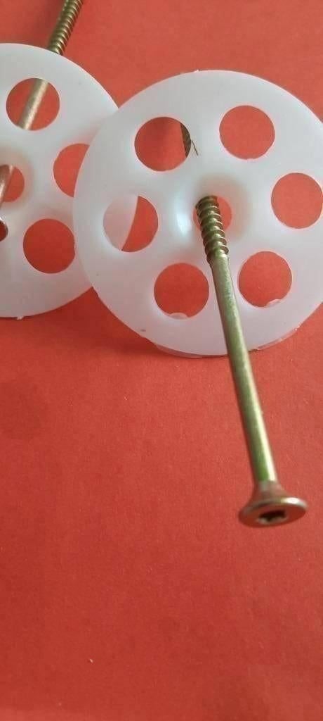 20 st WIT Drukverdeelplaten +Torx schroeven 6X120 PIR binnen, 100 tot 250 mm, N, N, Schroeven