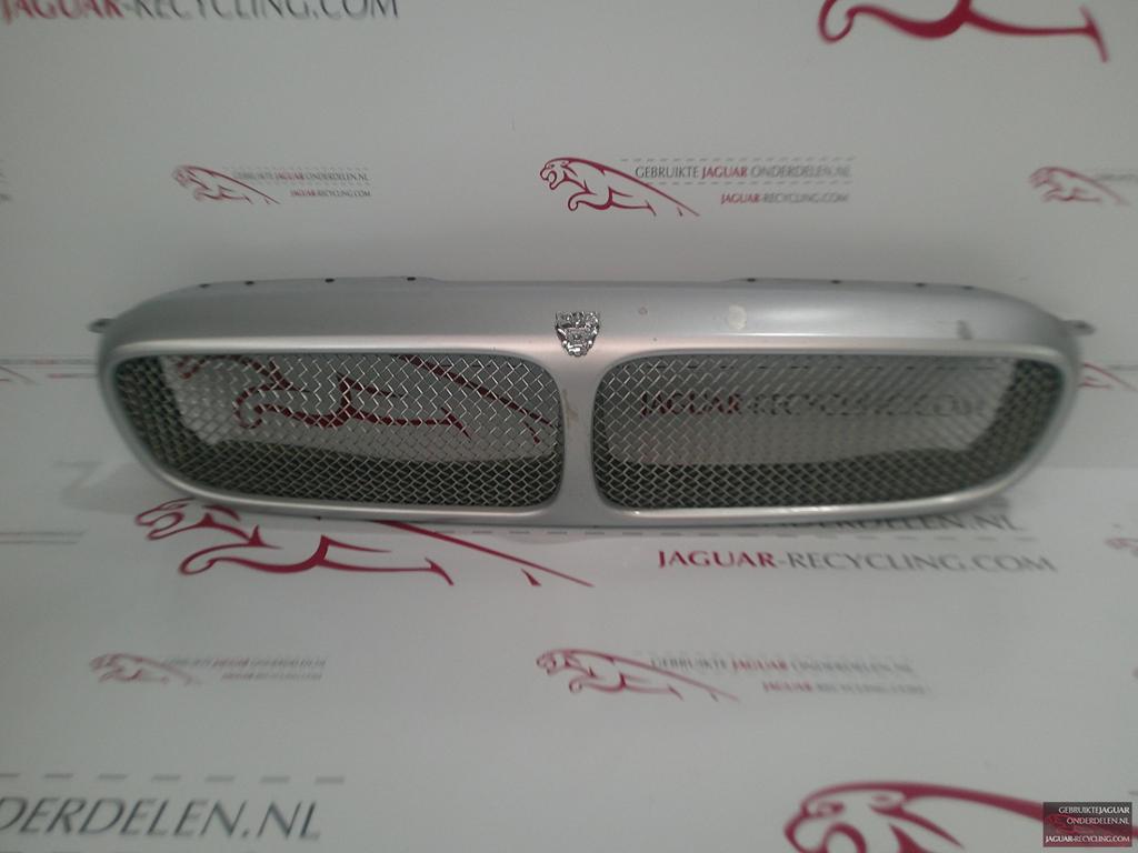 Gril Jaguar XJ X350 zilver en mesh, Gebruikt, -, Ophalen of Verzenden, Jaguar