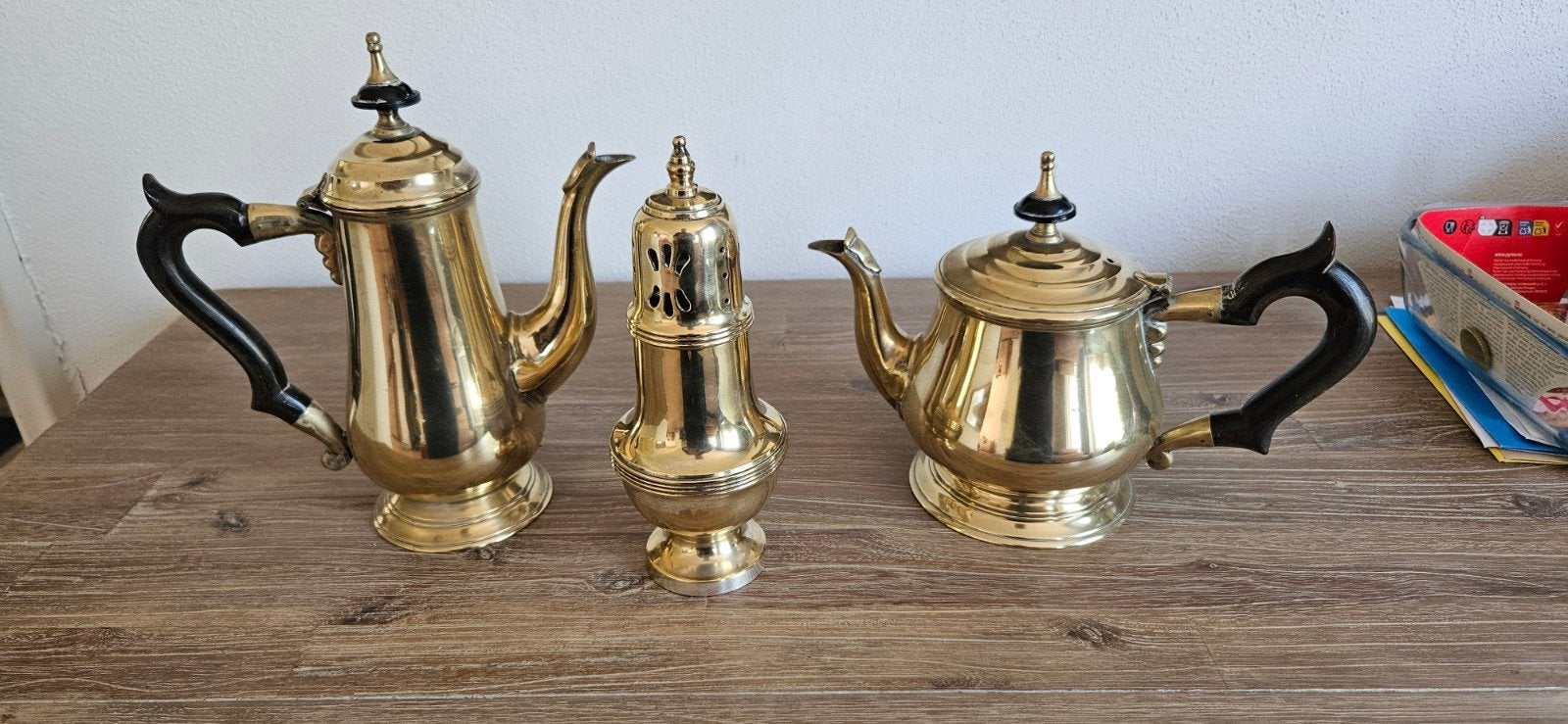 koper/brons setje, Antiek en Kunst, Ophalen