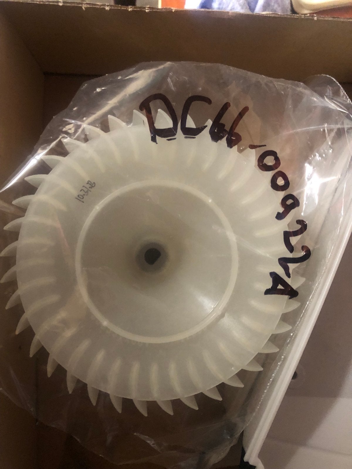 Waaier en geleider voor wasmachine/droger (DC61-0412A), Ophalen of Verzenden, Nieuw