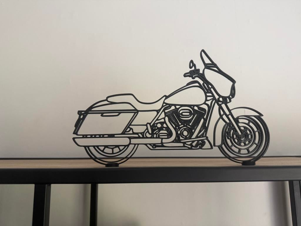 Harley Davidson Street Glide FLHX 2014 motor decoratie, Ophalen of Verzenden, Zo goed als nieuw
