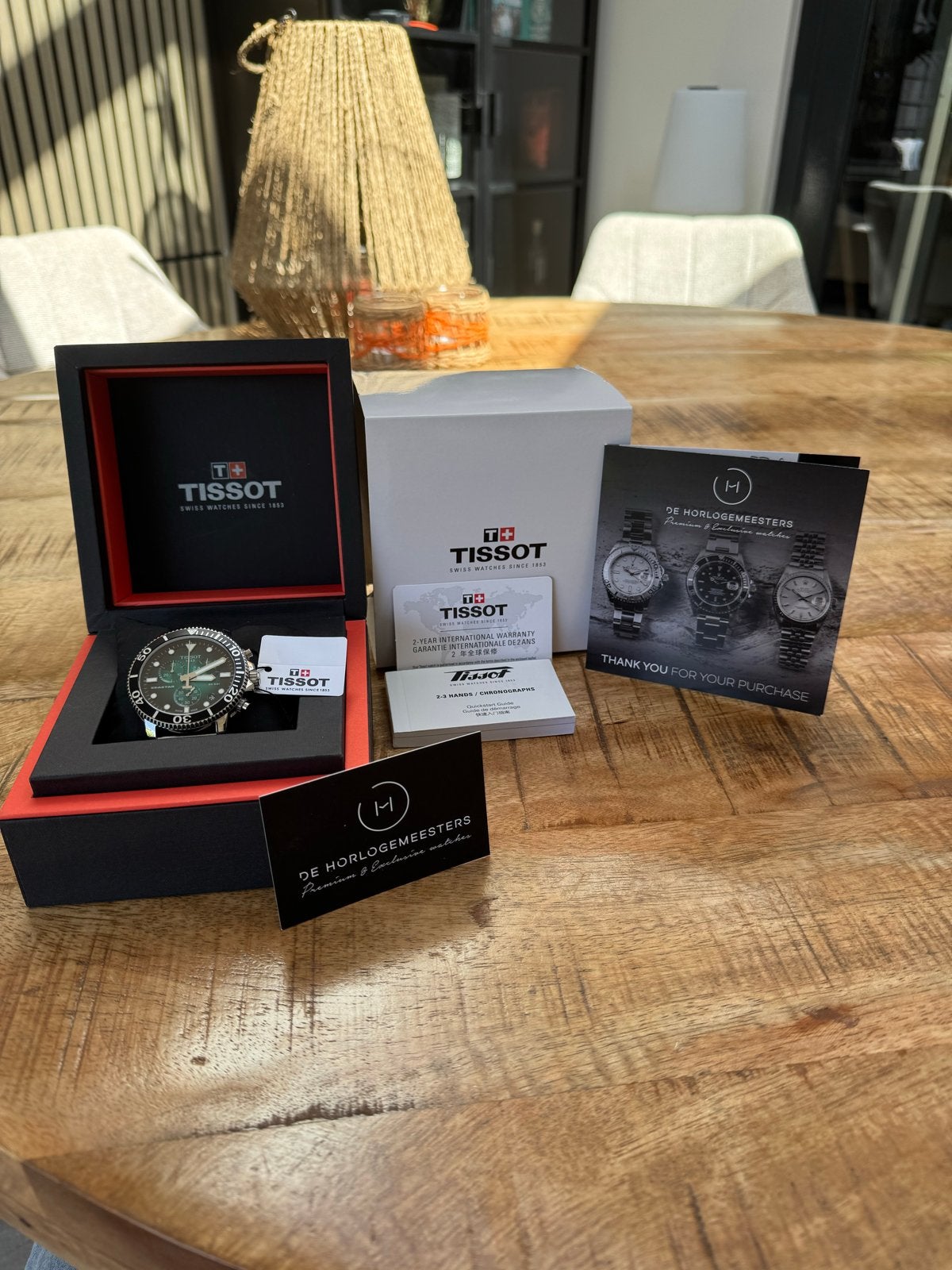 Tissot Seastar 1000 Chronograph - Zo goed als nieuw, Ophalen, Staal, Staal, Polshorloge