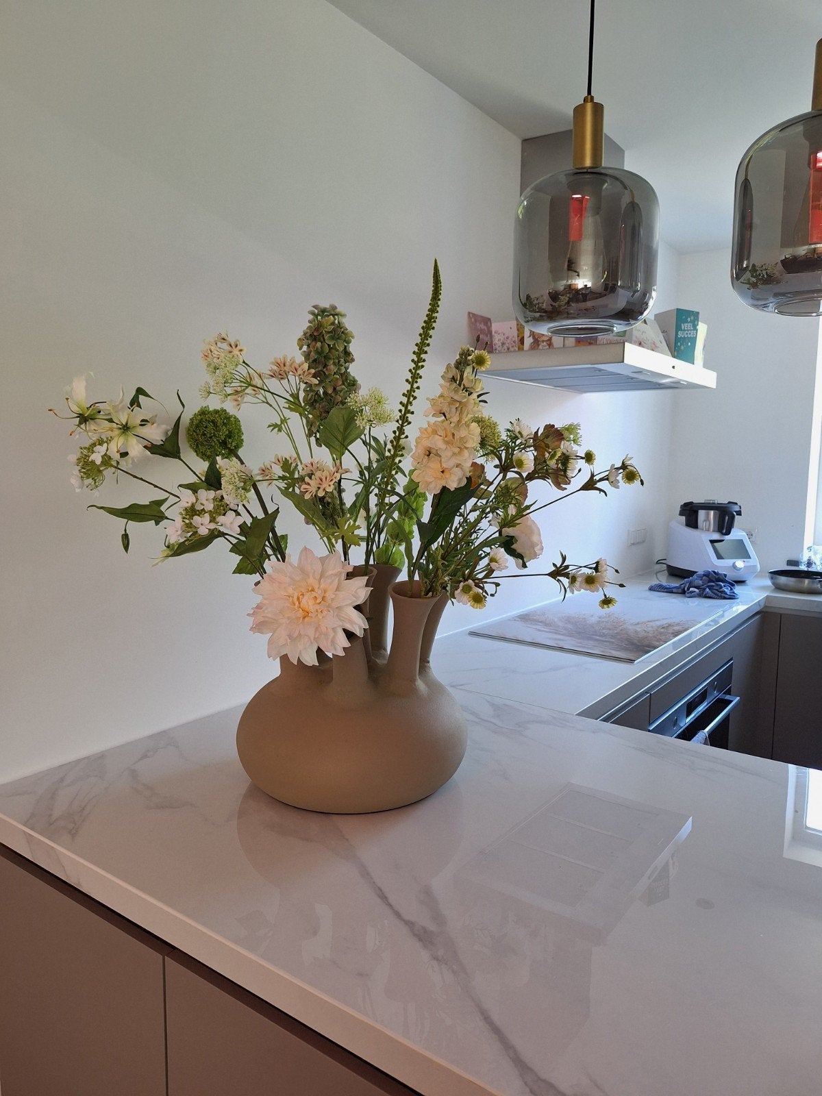 Toetervaas Colmore taupe, Huis en Inrichting, Ophalen, Overige materialen, Beige, Nieuw