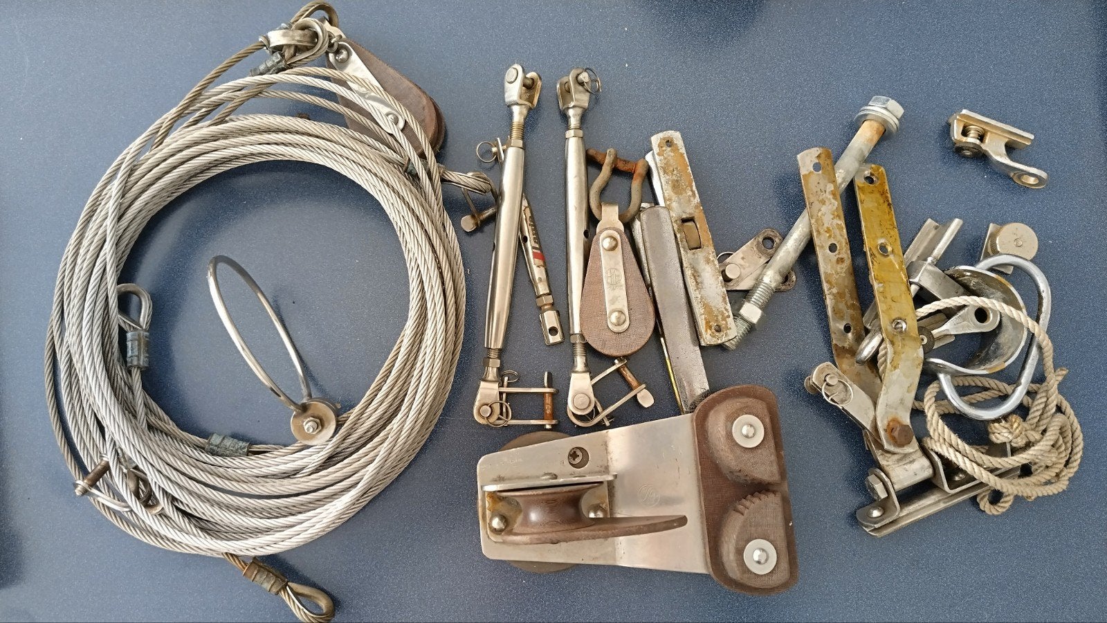 Tuigage en beslag zeilboot 16m2, Ophalen of Verzenden, Minder dan 15 m²