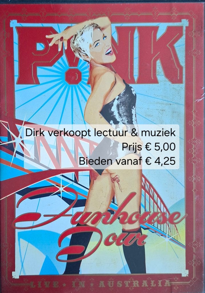 Pink; Funhouse Tour (2009, EU, + bonus tracks & features), Cd's en Dvd's, Engels, Alle leeftijden, Ophalen of Verzenden, Zo goed als nieuw