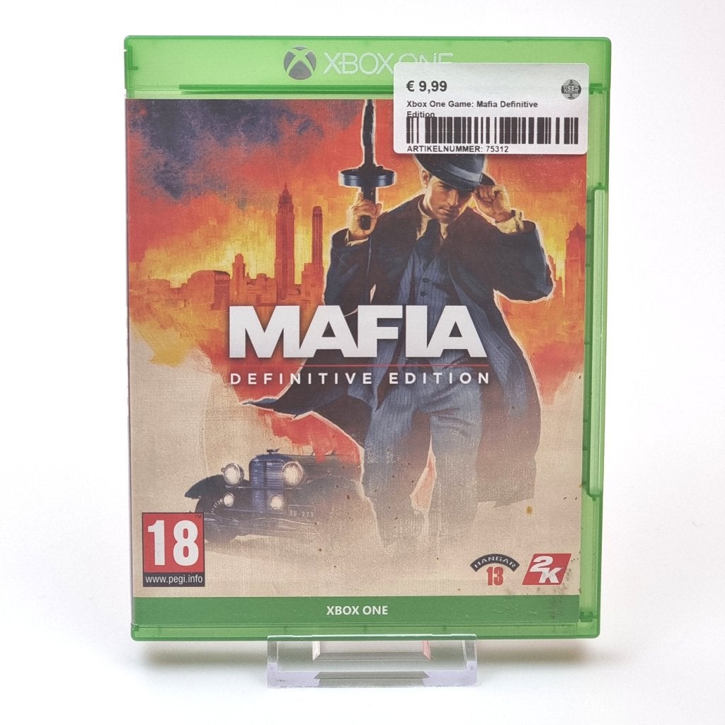 Xbox One Game: Mafia Definitive Edition, Xbox, Gebruikt, Support@xbox.com, One Microsoft Way
Redmond, WA 98052-6399