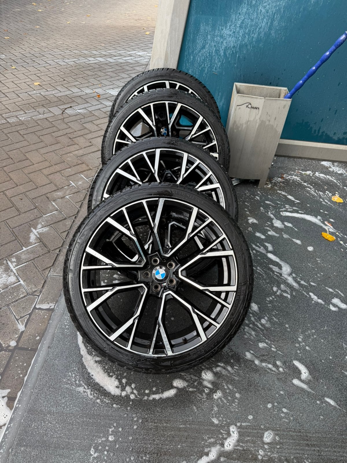 4 bmw velgen met winterbanden, Ophalen, Banden en Velgen, Nieuw, Overige maten
