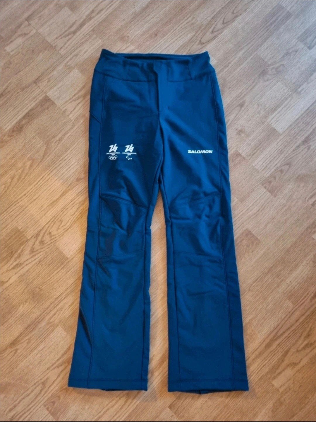 Broek • Olympische Spelen • Salomon • Milaan-Cortina 2026, Maat 38/40 (M), Salomon, Blauw, Overige typen