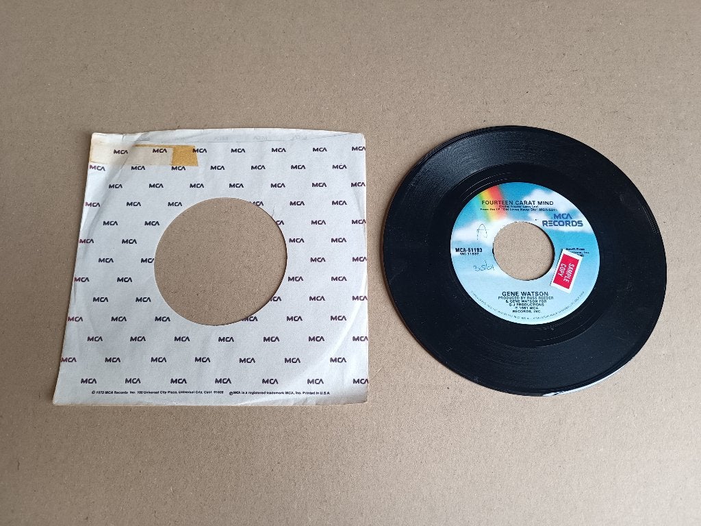 Single: Gene Watson - Fourteen Carat Mind (1981) USA, Cd's en Dvd's, Vinyl Singles, Verzenden, Gebruikt, Pop