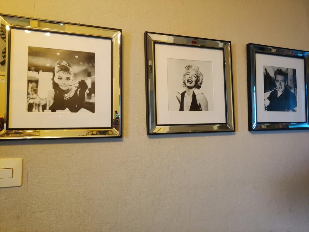Audrey Hepburn, Marilyn Monroe en James Dean, Ophalen of Verzenden, Foto of Poster