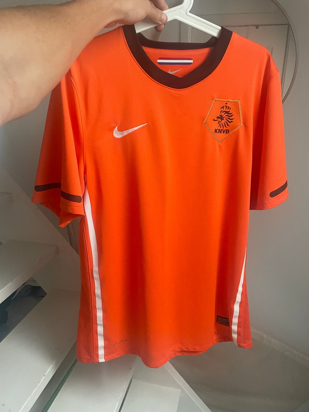 Nederlands Elftal WK 2010 shirt oranje maat L origineel, Sport en Fitness, Voetbal, Maat L, Ophalen of Verzenden, Zo goed als nieuw