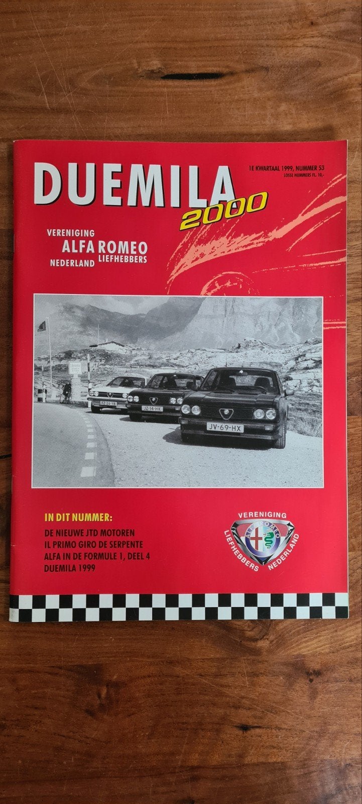 Duemila 2000 Alfa Romeo Liefhebbers Tijdschriften (4 stuks), Ophalen of Verzenden, Gelezen, Alfa Romeo, Vereniging Alfa Romeo Liefhebbers Nederland