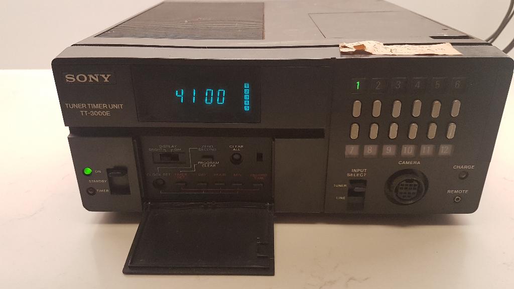 Sony tuner timer unit TT-3000E, Ophalen of Verzenden, Gebruikt