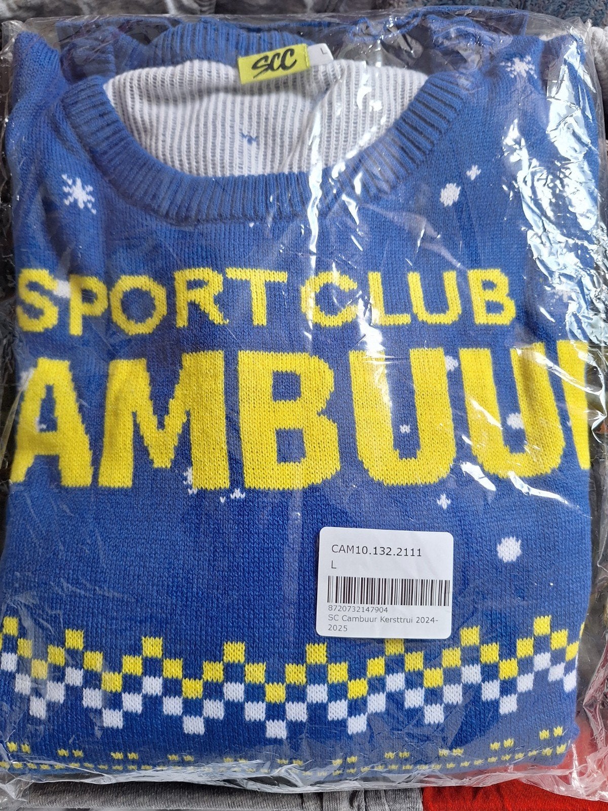 L    KERSTTRUI   CAMBUUR, Maat XL, Ophalen of Verzenden, Nieuw