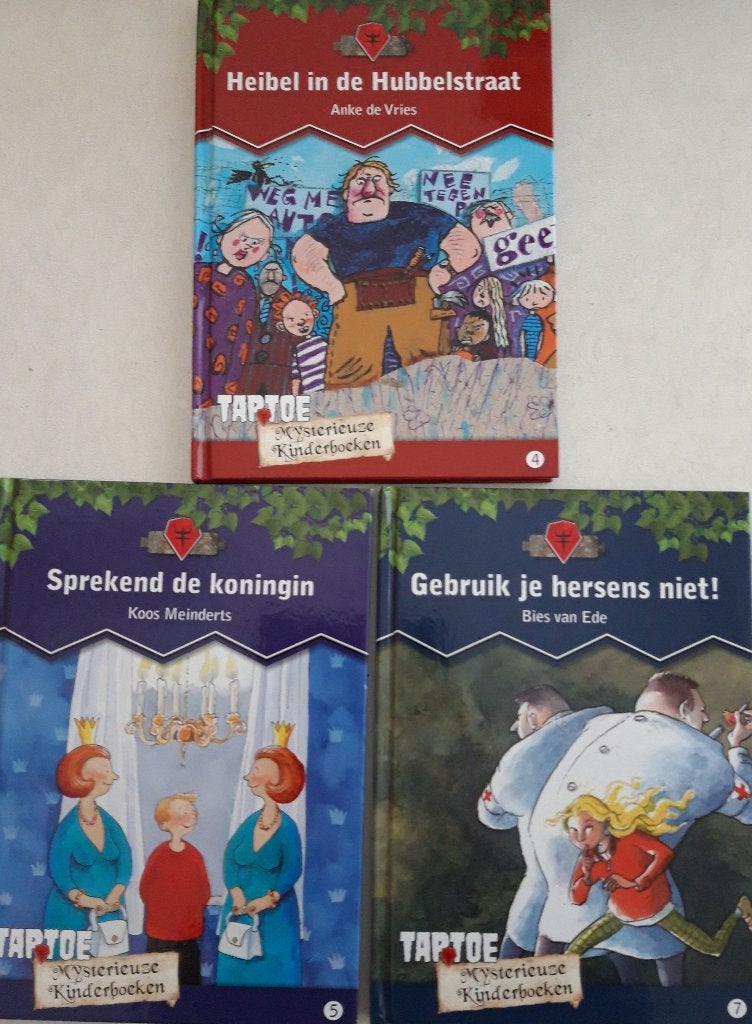 3x Mysterieuze Kinderboeken: Heibel, Sprekende, Hersens