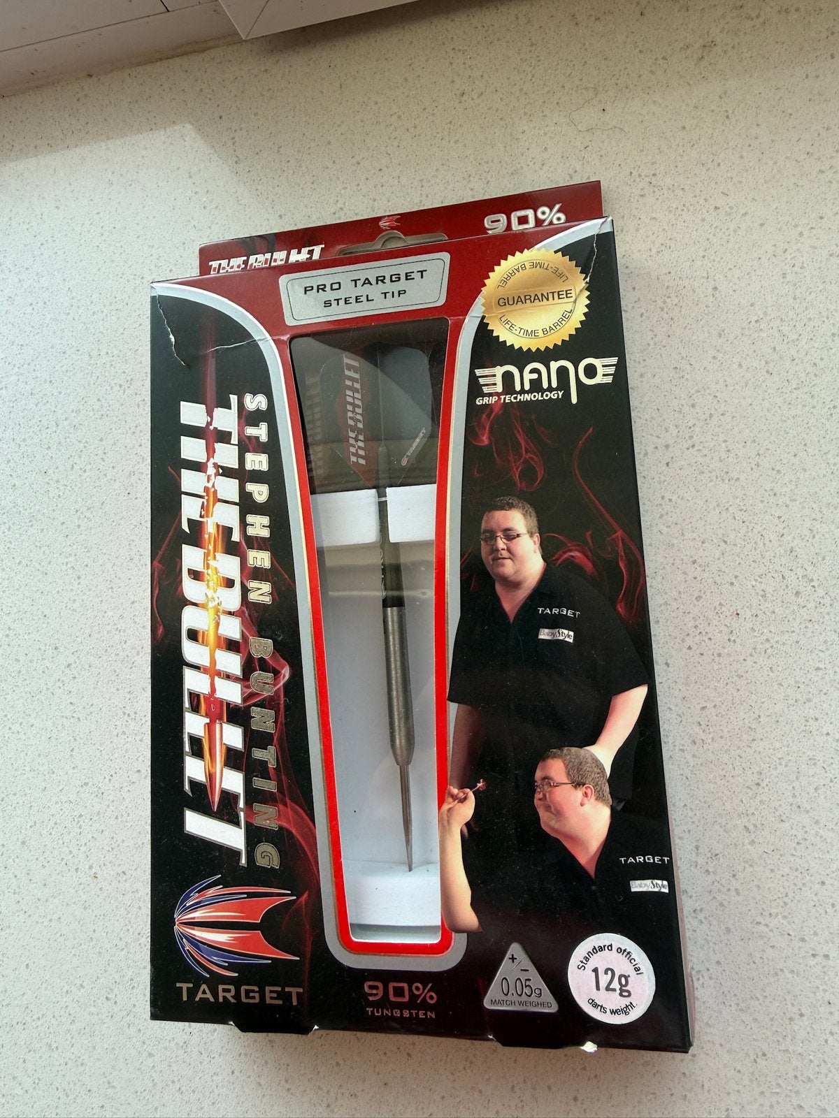Target The Bullet Stephen Bunting Gen1 G1 12g Match Setup, Sport en Fitness, Darts, Ophalen of Verzenden, Zo goed als nieuw, Pijlen