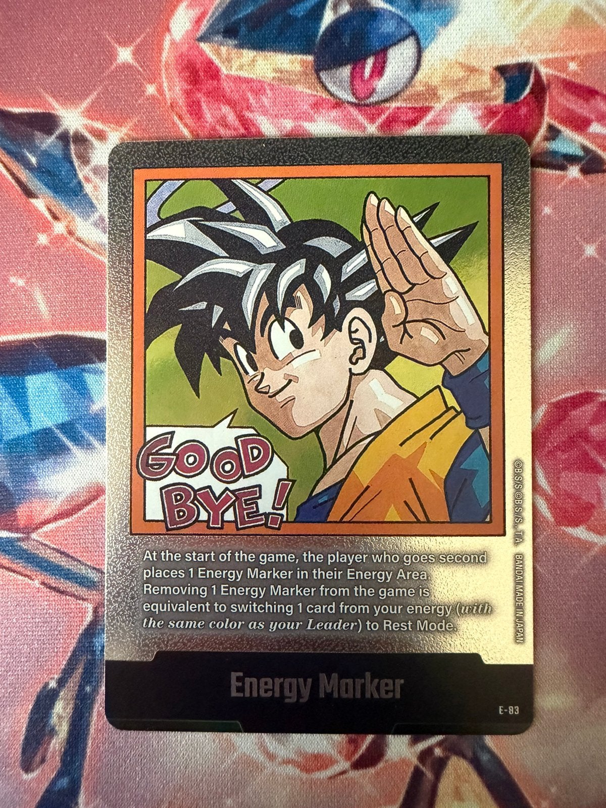 Dragonball Goku silver Energy Marker E-83 Fusion World, Hobby en Vrije tijd, Verzamelkaartspellen | Overige, Ophalen of Verzenden