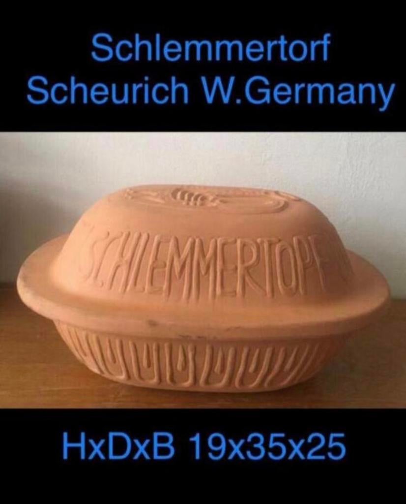 Schlemmertopf Scheurich W.Germany NIEUW diverse oven potten, Ophalen of Verzenden, Zo goed als nieuw, Vrijstaand, Minder dan 45 cm