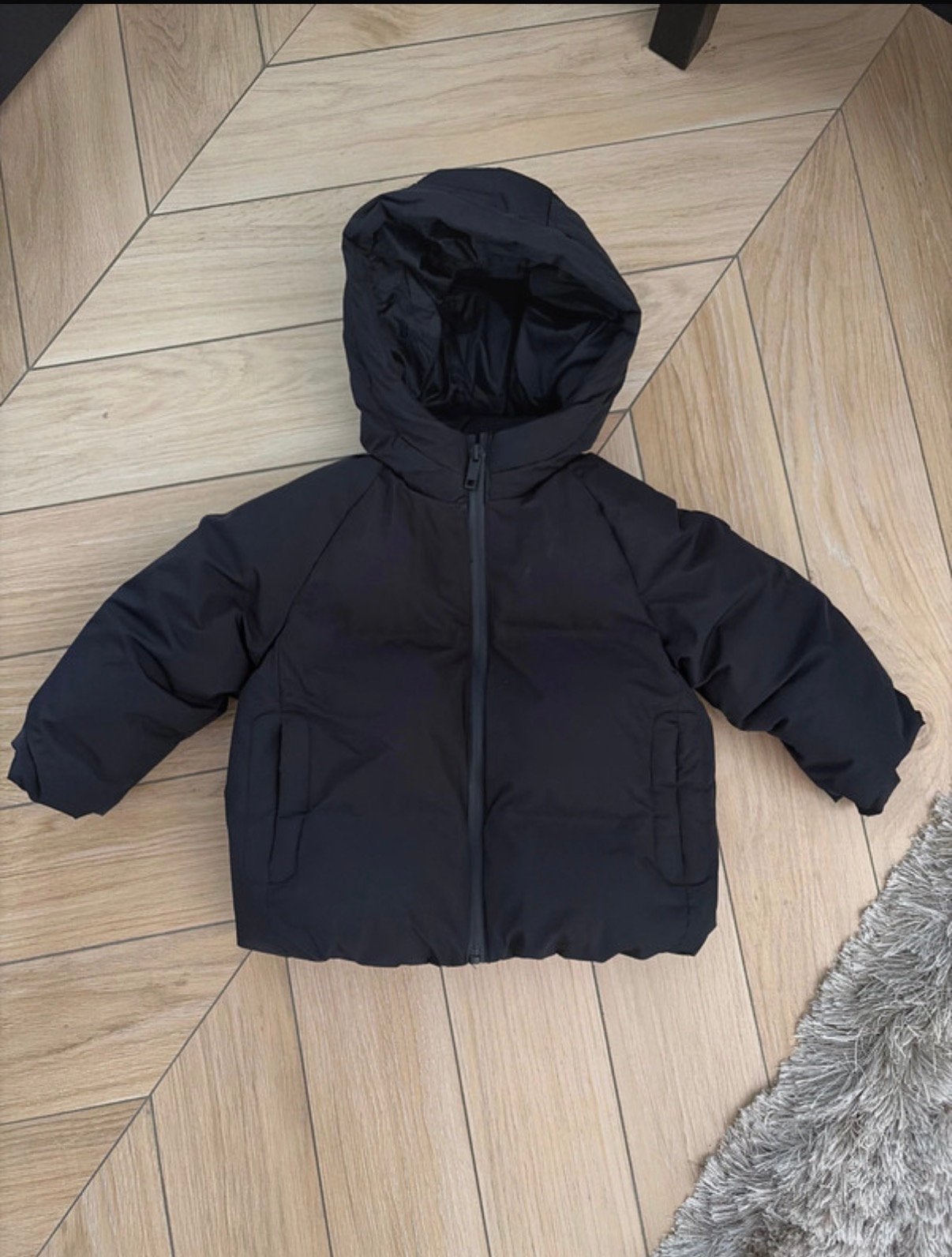 Zwarte jas Zara, Ophalen of Verzenden, Nieuw, Jongen of Meisje, Jas