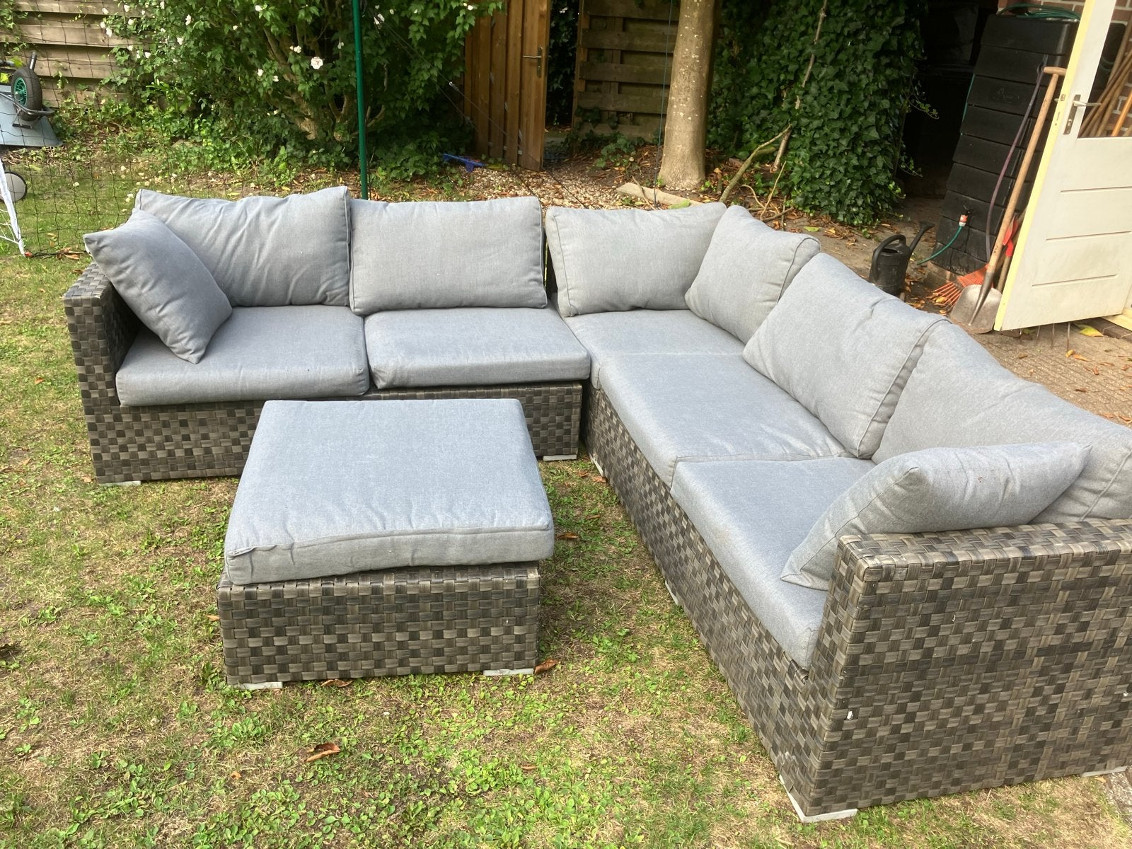 Loungeset 240x240cm - Tegen elk aannemelijk bod, Tuin en Terras, Ophalen, 5 zitplaatsen, Gebruikt, Loungeset