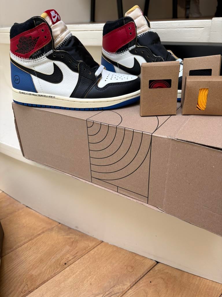Air Jordan 1 x Union x Fragment, Ophalen of Verzenden, Nieuw, Sneakers of Gympen