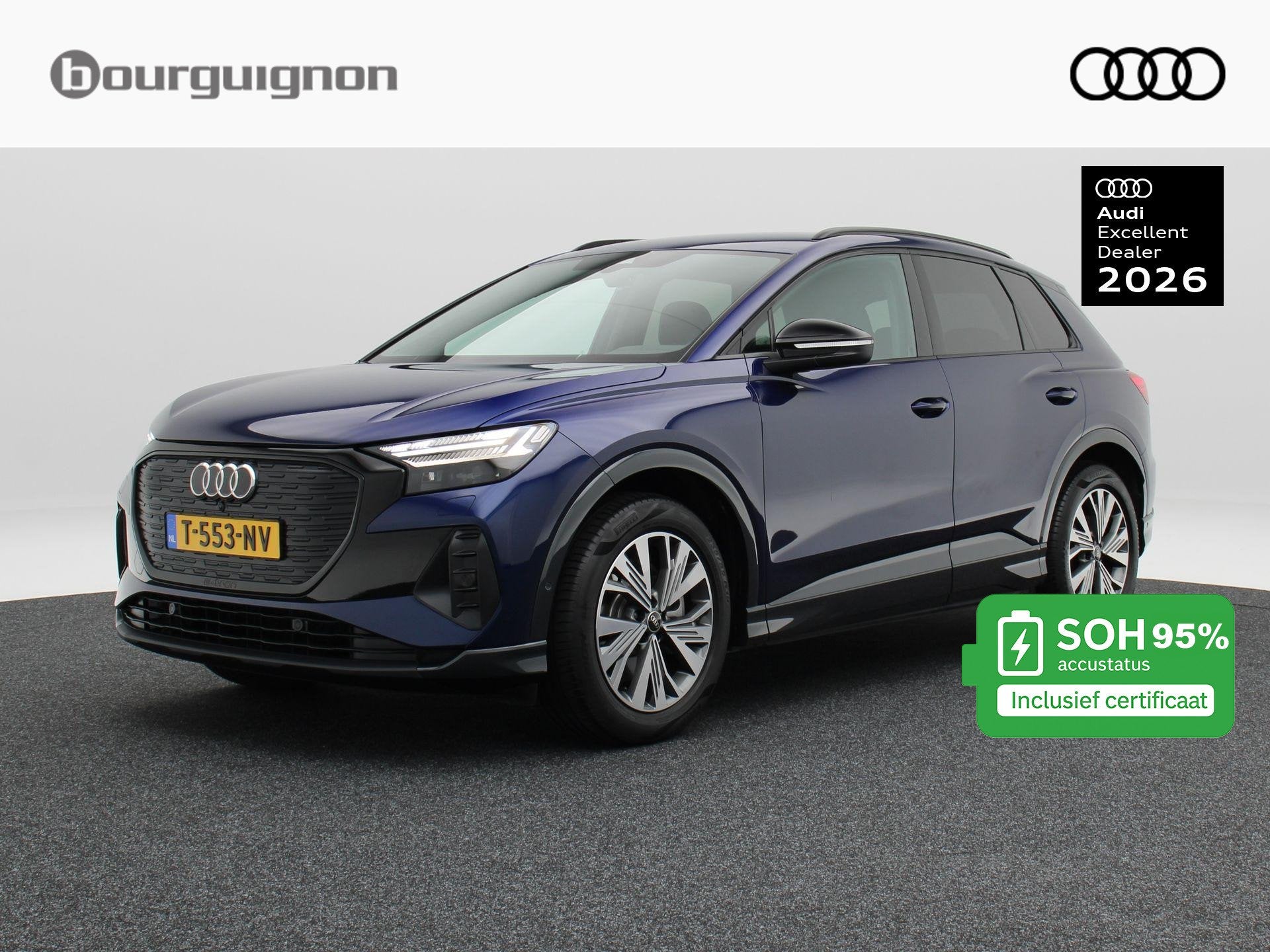 Audi Q4 e-tron 40 Advanced edition 77 kWh | Stoelverwarming, Automaat, Gebruikt, Zwart, Q4 e-tron