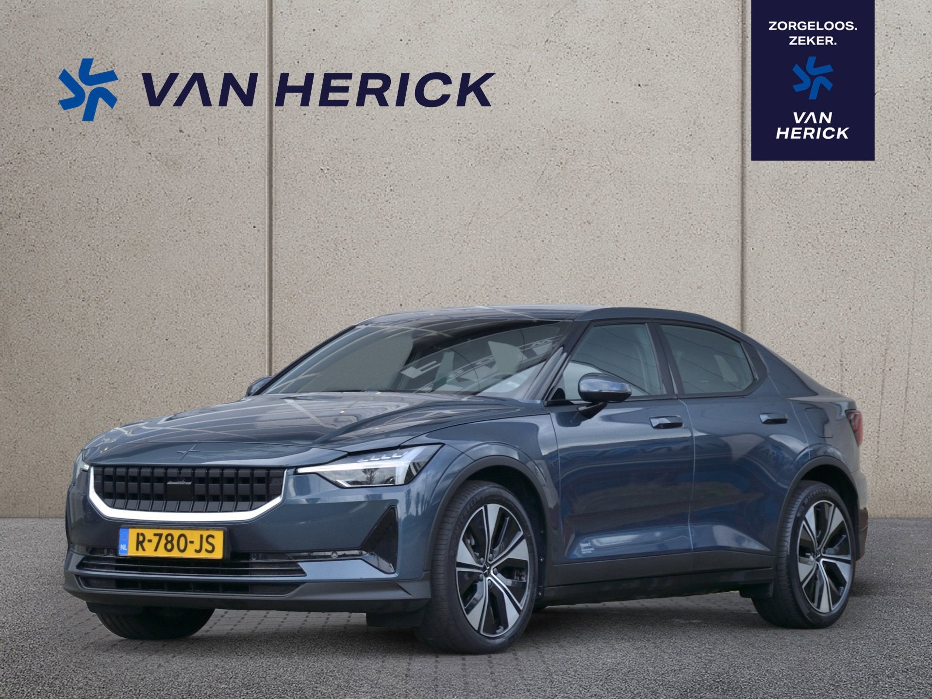 Polestar 2 Long Range Single Motor 78 kWh | Panoramadak | Wa, Auto's, Polestar 2, Gebruikt, Zwart, 1969 kg