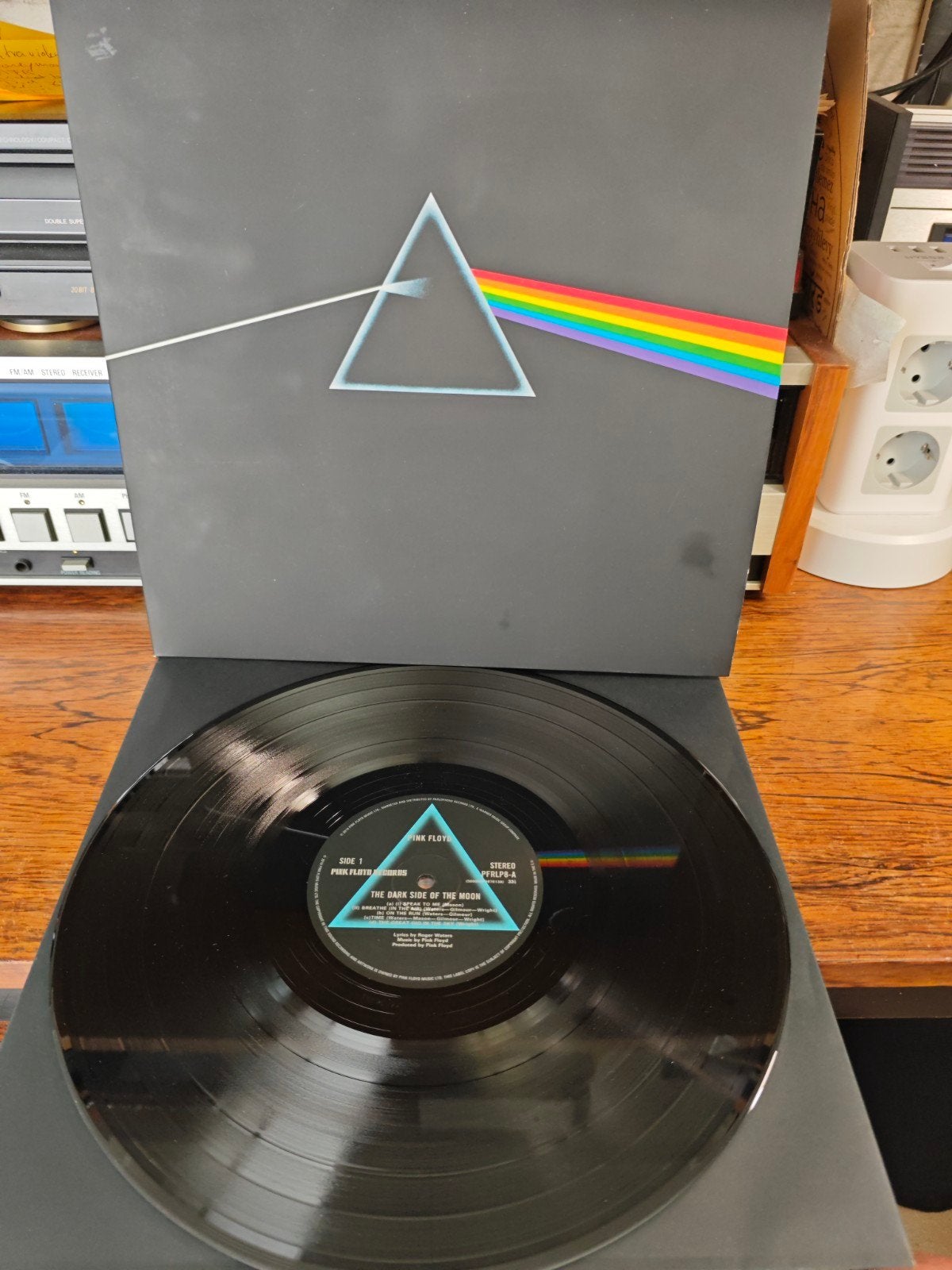 Pink Floyd - The Dark Side of the Moon LP, Inclusief binnenhoes, Gebruikt, Ophalen of Verzenden, 1970 - 1979
