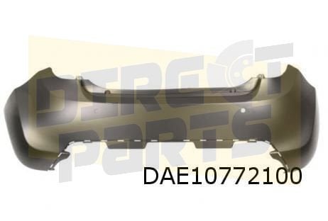 Chevrolet-Daewoo Spark (2/10-8/12) achterbumper (te spuiten)