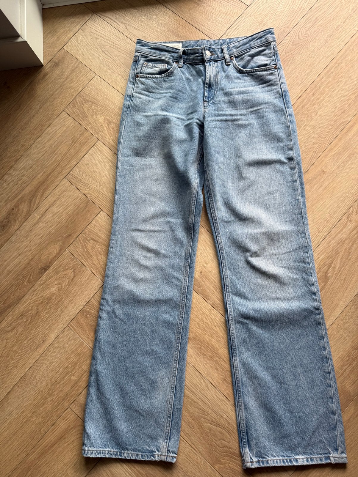Dames jeans van Zara maat 36, Ophalen of Verzenden, Zo goed als nieuw, Blauw, W28 - W29 (confectie 36)
