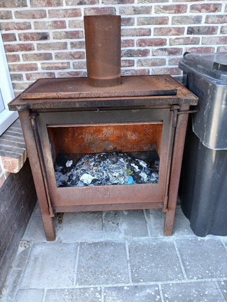 Houtkachel, Tuin en Terras, Tuinhaarden, Ophalen, Zo goed als nieuw
