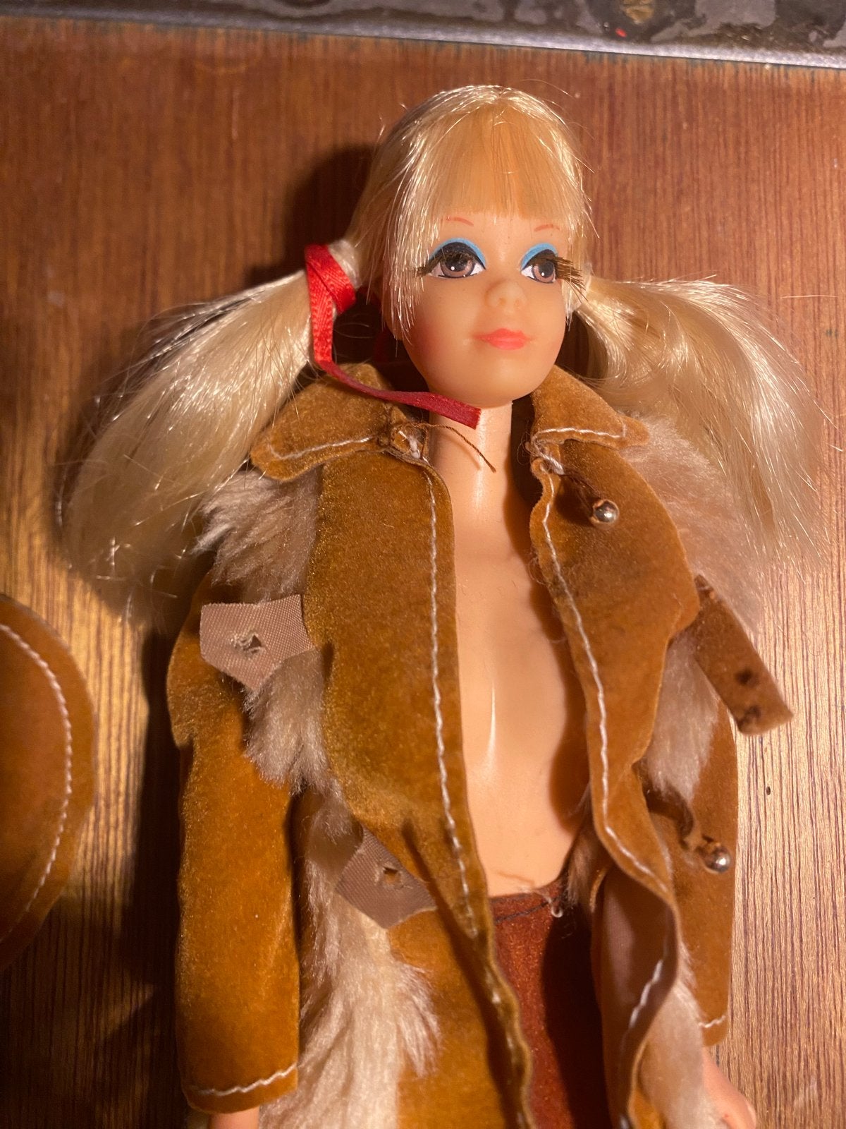 Vintage PJ Barbie pop met outfit en accessoires, Ophalen of Verzenden, Gebruikt, Barbie