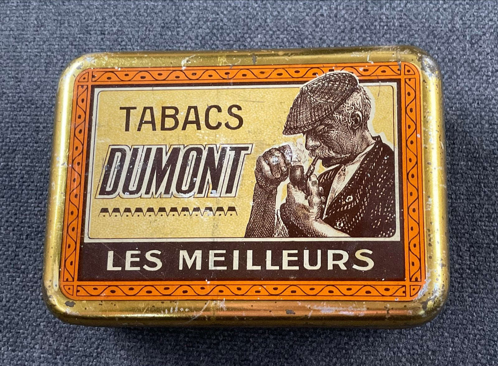 Belgisch blik tabak Tabaksdoos Dumont Les Meilleurs, Verzamelen, Ophalen of Verzenden