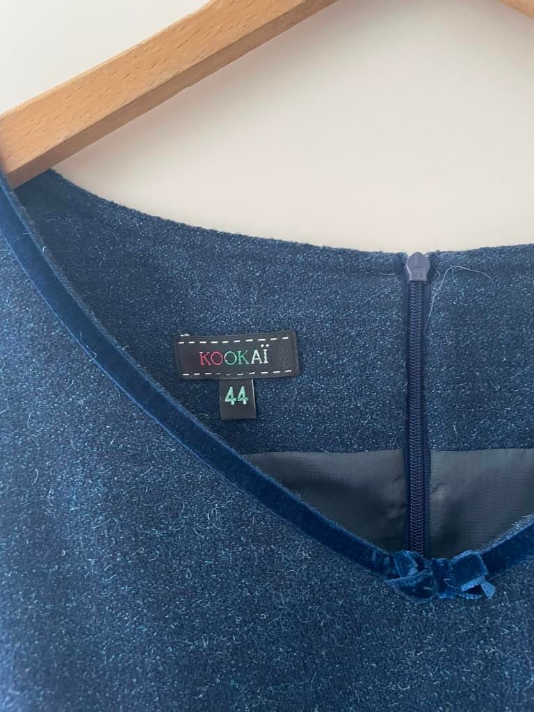 Kookai jurkje, blauw, maat 42, Ophalen of Verzenden, Zo goed als nieuw, Blauw