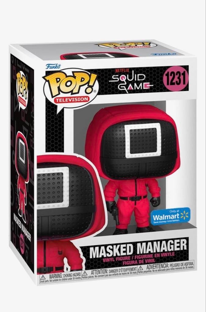 Funko Pop! Squid Game Masked Manager #1231, Ophalen of Verzenden, Nieuw