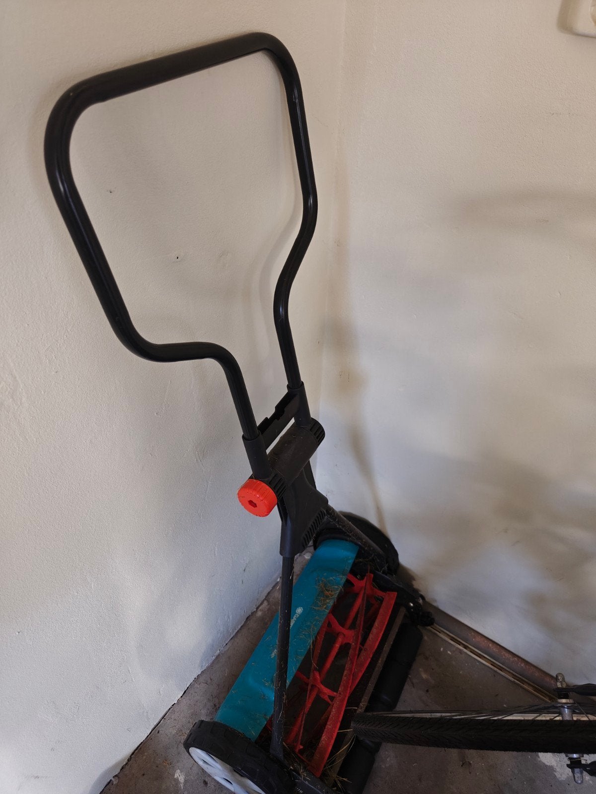 gardena 400 loop maaier. handmaaier grasmaaier, Ophalen, Gebruikt, Handgrasmaaier, 40 t/m 49 cm