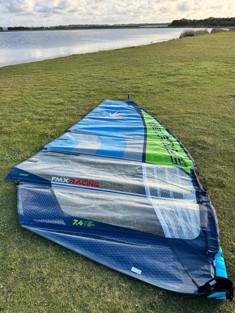 NeilPryde RS:RACING EVO XIV 7.4m² 2023 Windsurfzeil, Ophalen, Gebruikt, Zeil