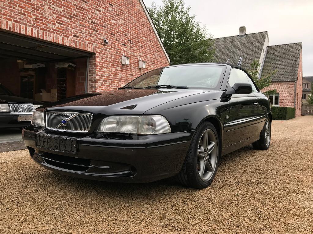 Volvo C70 projectwagen zwart, Auto's, C70, Beige, Cabriolet, Zwart