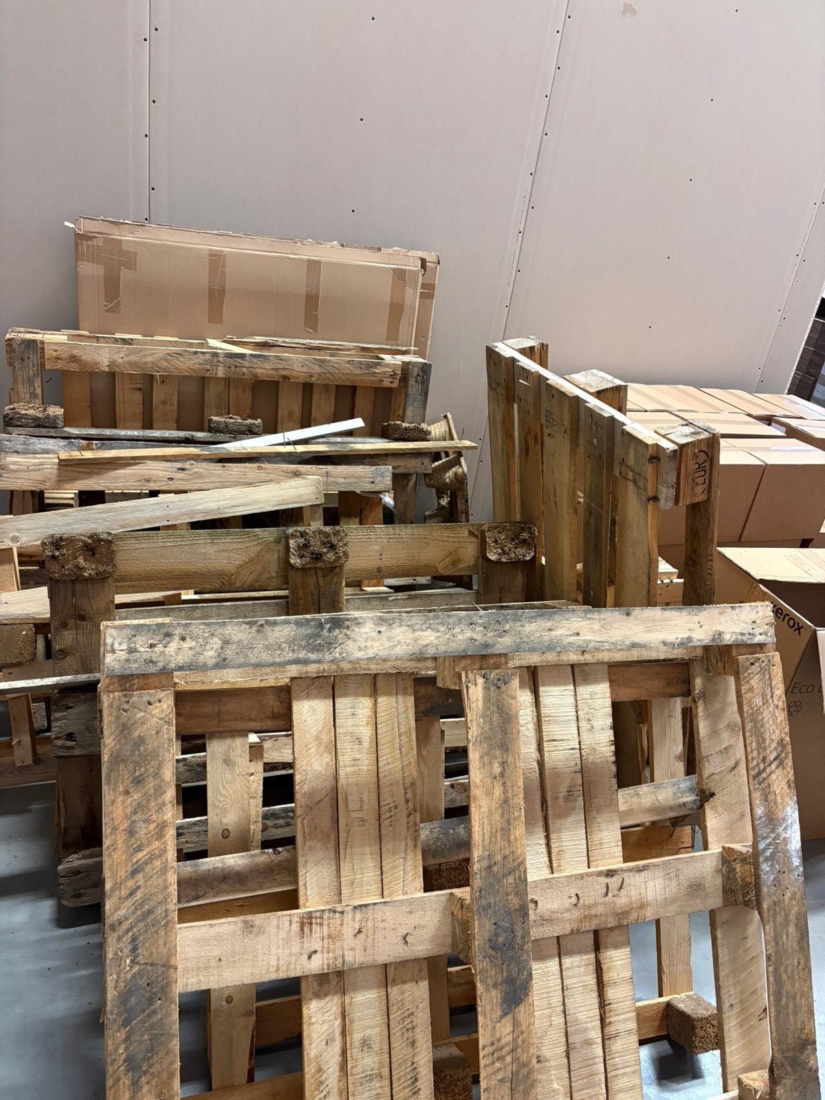Houten pallets, Ophalen, Overige houtsoorten