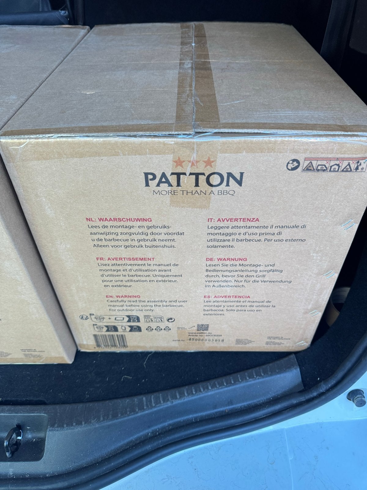 Nieuwe Patton Barbecue - Meer dan een BBQ, Tuin en Terras, Ophalen of Verzenden, Nieuw